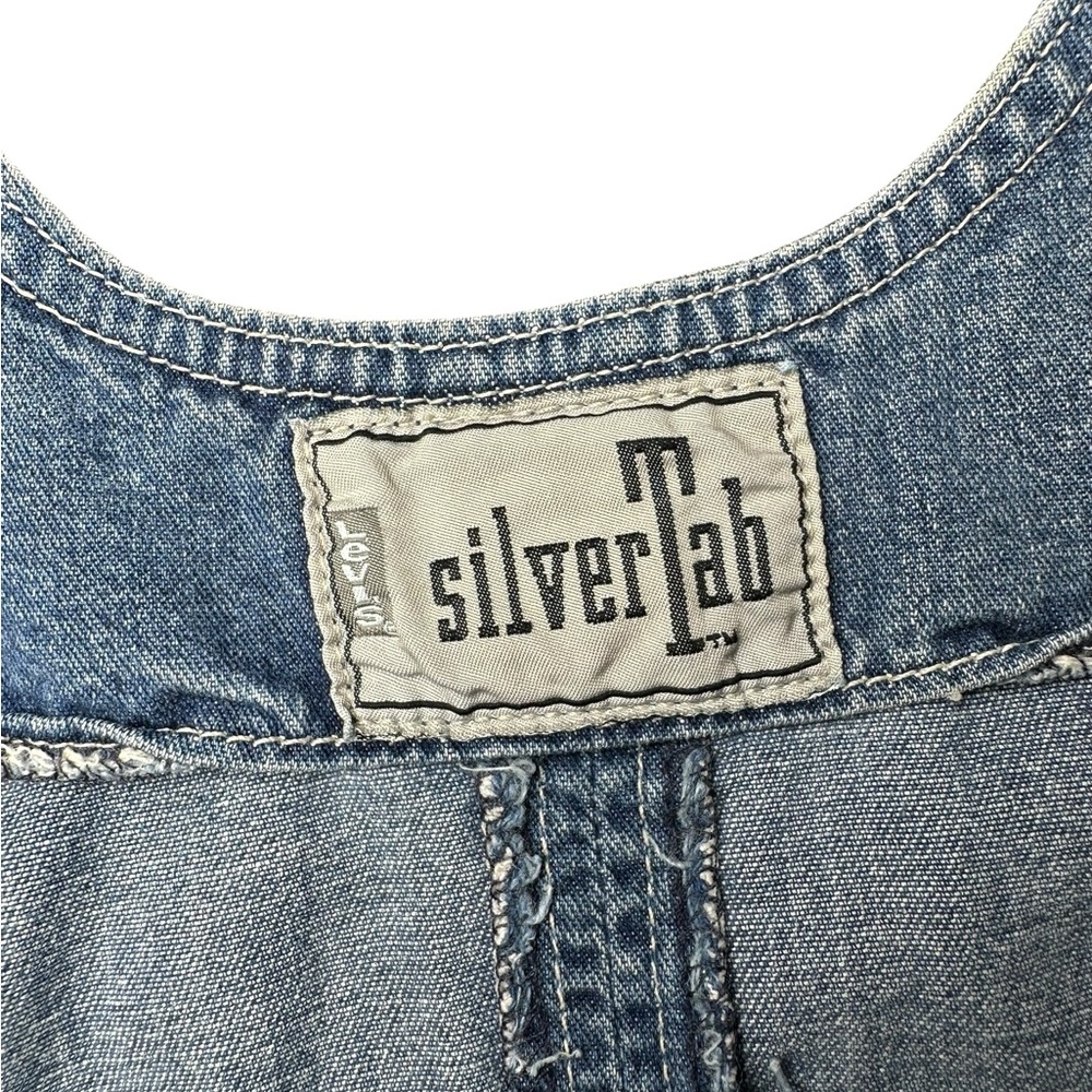 Levi’s Silvertab Vintage Denim Overall Dress 90s Y2K - Women’s Size Small - Picture 13 of 15